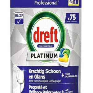 Dreft Platinum Kapsułki do Zmywarki 75szt (Lemon)