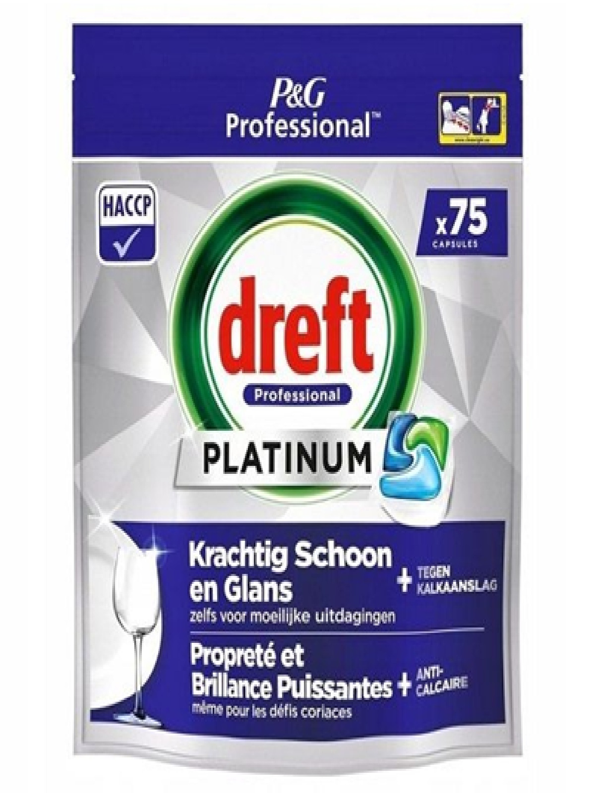 Dreft Platinum Original 75szt Tabletki do Zmywarki