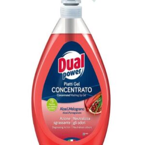 Dual Power Koncentrat do Mycia Naczyń 1l Dozownik (Aloe & Melogrono)