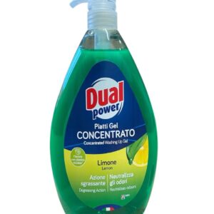 Dual Power Koncentrat do Mycia Naczyń 1l Dozownik Limone
