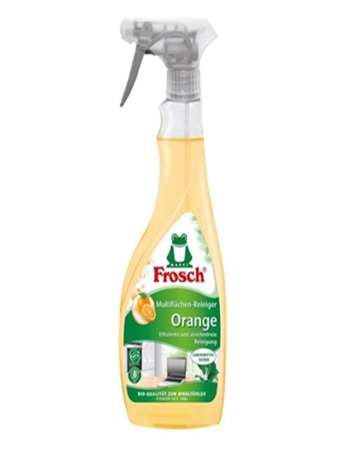 Frosch Multifachen-Reniger 500ml Spray Uniwersalny Spray Czyszczący Pomarańcz