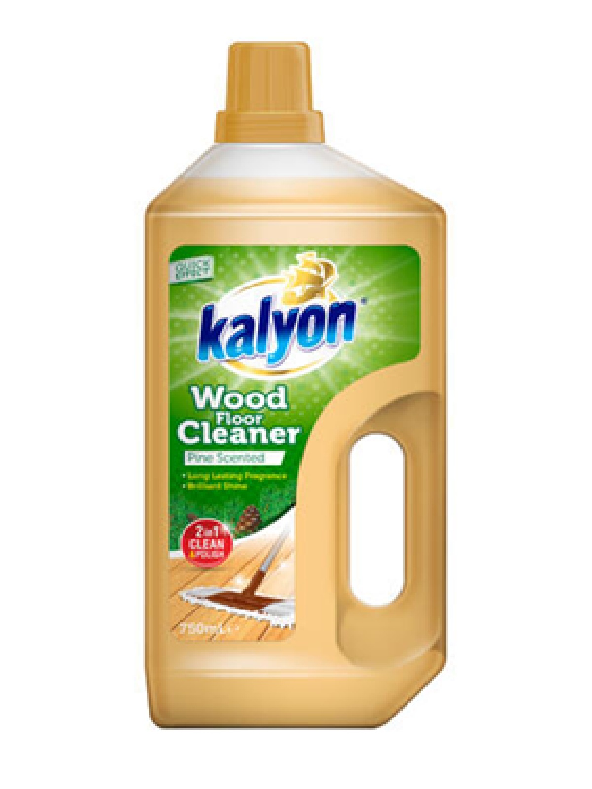 Kalyon TR Płyn do Mycia Podłóg Drewnianych i Laminowanych 750ml (Pine)