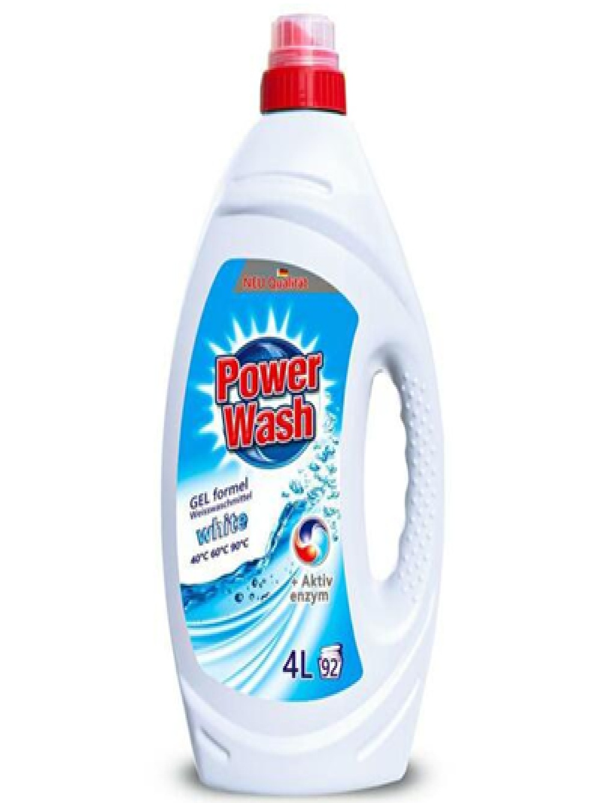 Power Wash Żel do Prania Białego 4l 92 Prania (Weiss)