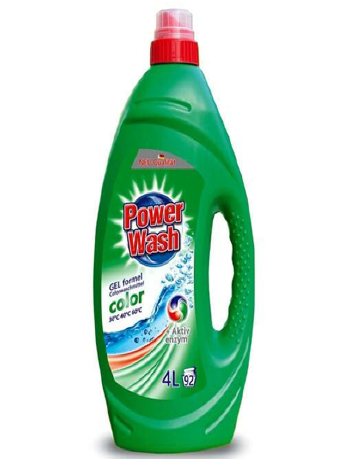 Power Wash Żel do Prania Tkanin Kolorowych 4l 92 Prania