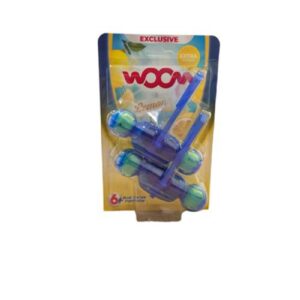 Woom Zawieszka WC Barwiąca Wodę o Zapachu Cytrynowym 2szt x 55g (Lemon)