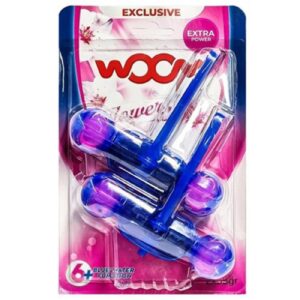 Woom Zawieszka WC Barwiąca Wodę o Zapachu Kwiatowym 2 szt x 55g (Flowers)