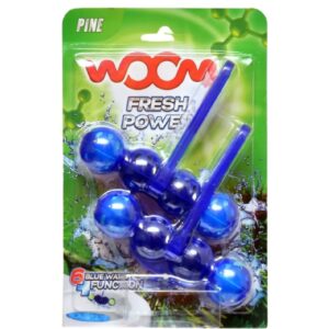 Woom Zawieszka WC Barwiąca Wodę o Zapachu Sosnowym 2szt x 55g (Pine)