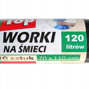 Worki na śmieci uniwersalne mocne worki na śmieci 120l 10 szt.